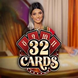 Live Casino logo of 32 Cards from Ezugi at Betninja Casino