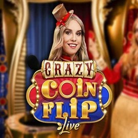 Crazy Coin Flip logo by Evolution Betninja Casino