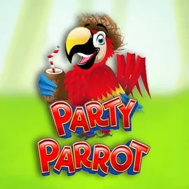 Party Parrot slot logo by Rival at Betninja Casino
